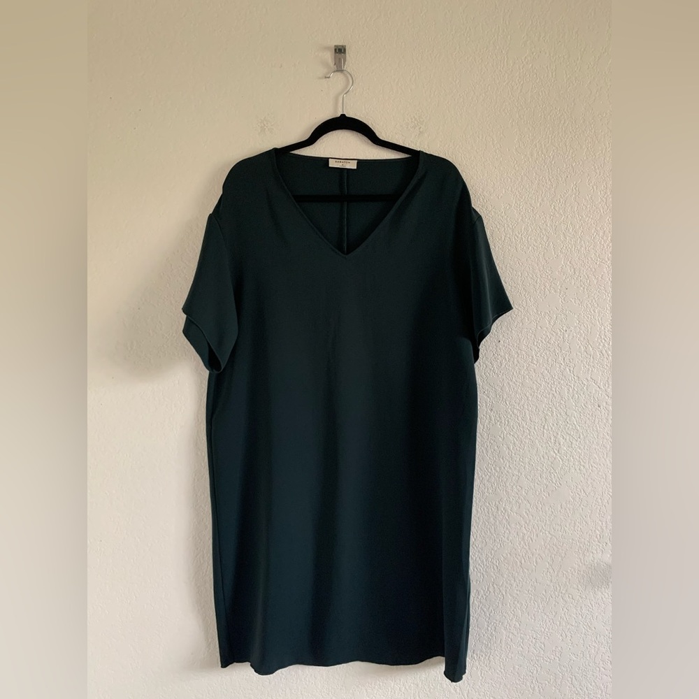 Babaton Dark Green Mini Dress